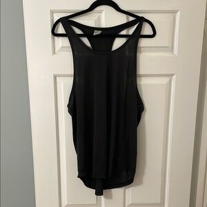 Gym Revolution Black Relaxed Tank Top new XL black